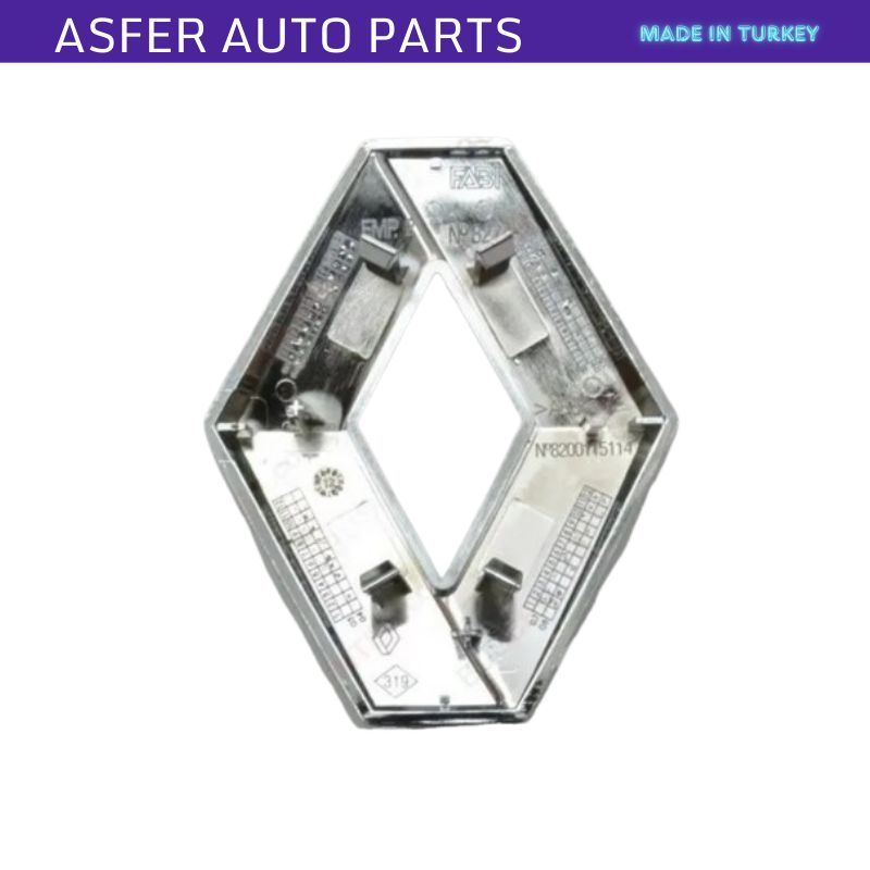 Front Emblem For Renault Logan, Sandero / Renault Logan, Sandero Oem 8200115114 628909891R
