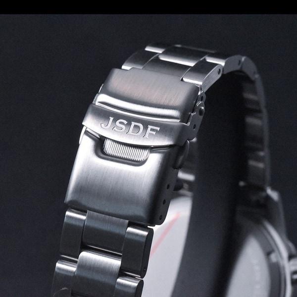 Kentex JSDF Solar Ground Self-Defense Force Men's Metal Belt S715M-04 Wrist Watch
