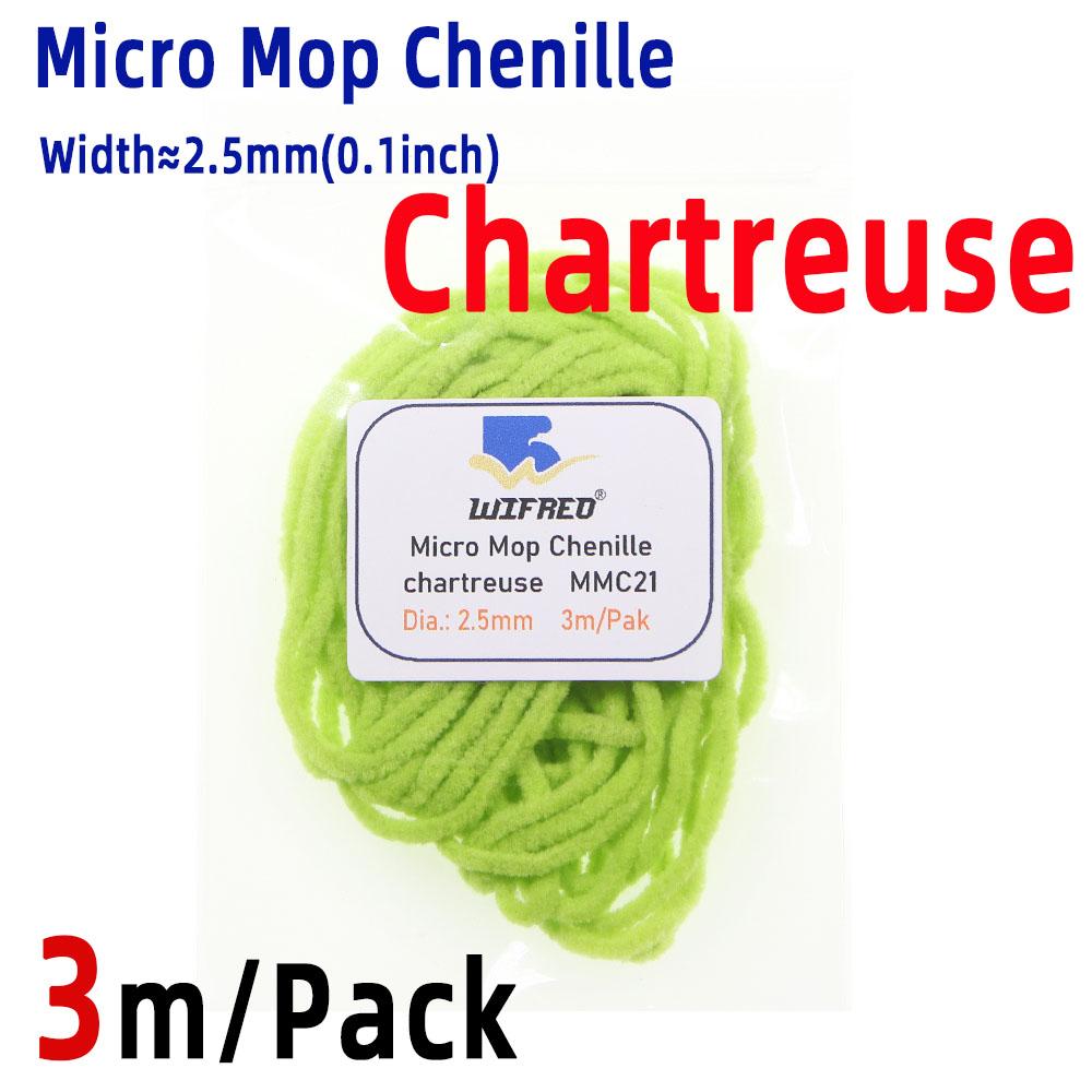 

3м/Упаковка Мікро Моп Синель Матеріал для В язання Мушок Вулі Баггер Стрімер Морська Каддіс Німфа Моп Мушки Форель Краппі Джиг Приманка