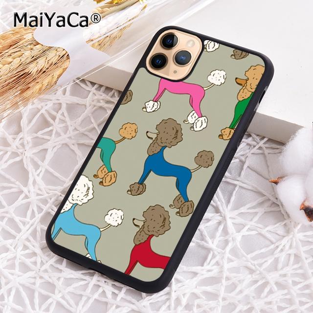 

MaiYaCa Funny Poodle Design Phone Case Cover For iPhone 17 Air 16 15 plus 11 12 13 14 pro max shell coque iPhone 11pro max