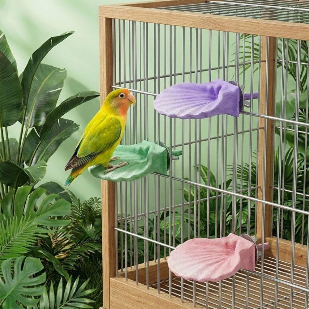 Non-slip Parrot Perch Stand Wear-resistant Bird Cage Perches Bird Teeth Chew Stick Home Training