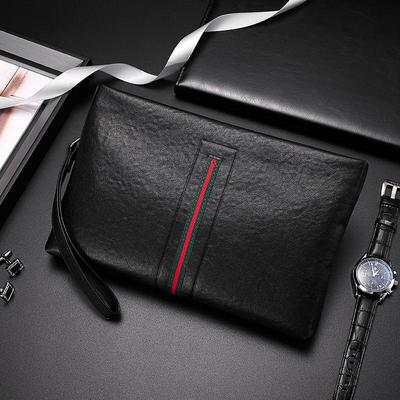 Modische Clutch für Herren – echtes Leder, luxuriöse Umschlagtasche aus Rindsleder