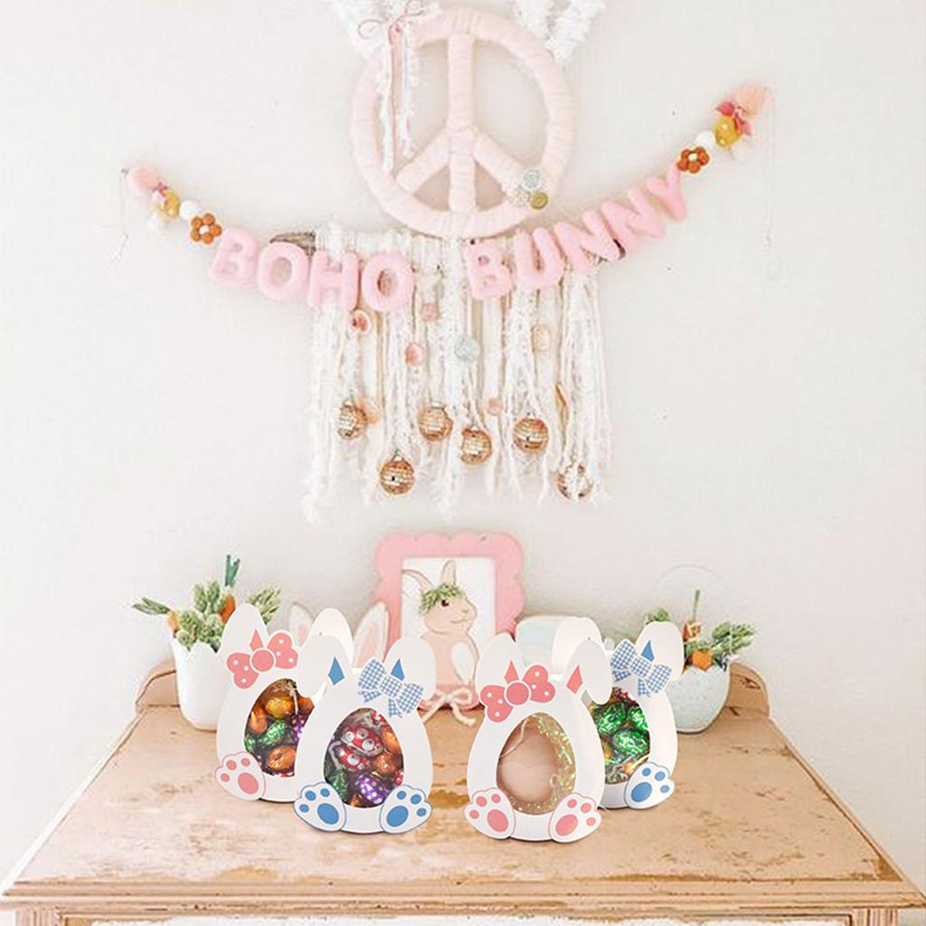 10 st/set Söt godisbehållare Fodral Påskpresentask Godisförpackningslådor Organisatörer för Fest och Sammankomster