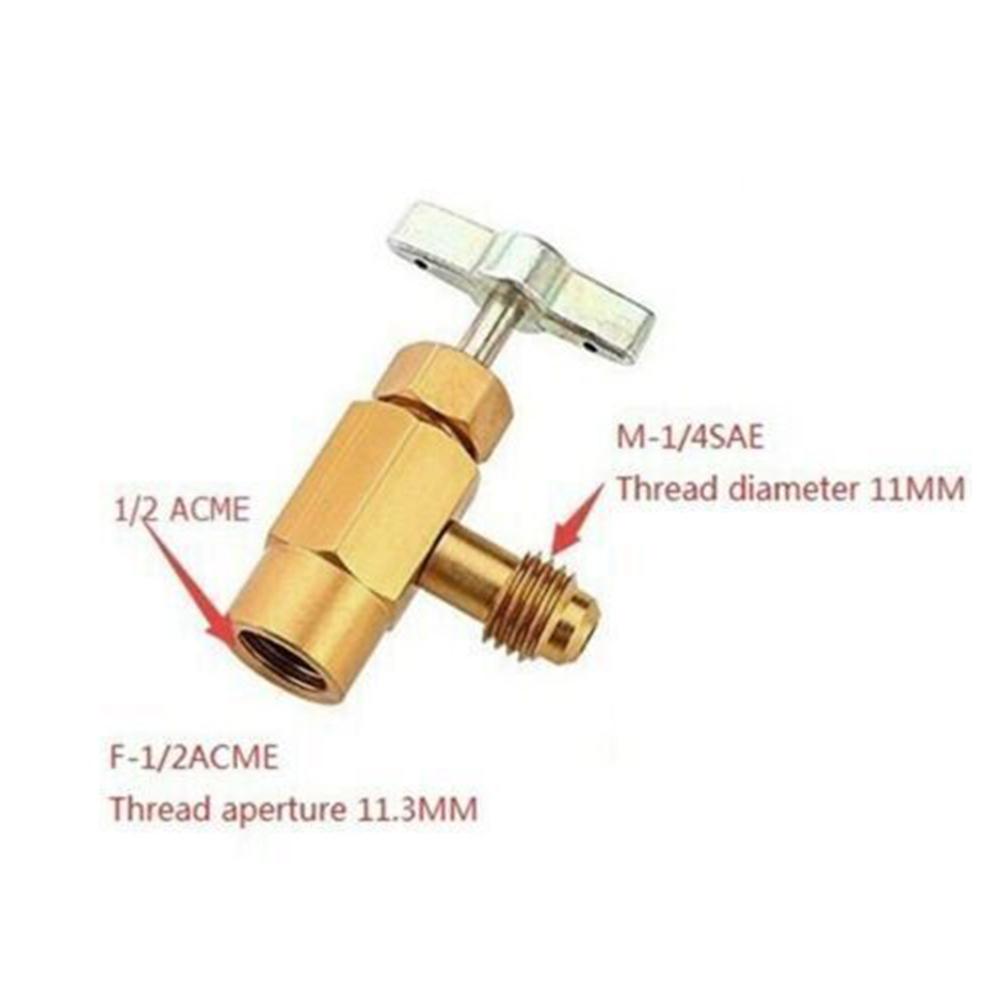ADAPTERE 1/4\" SAE 3 stk/sett Tilbehør Passer For R12 R134a