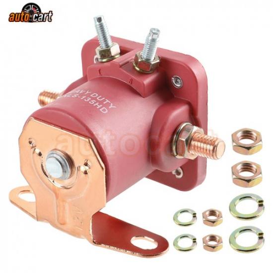 

4-Pin 12V Heavy Duty Solenoid Relay Red For Ford Starter Car Truck C6AF SNL1 SW3