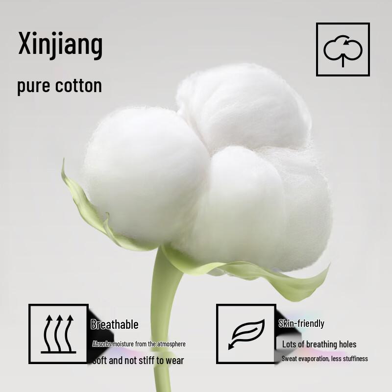 Youkeshu Men's U-Pouch Pure Cotton 7A Antibacterial Boxer Briefs 4-Pack