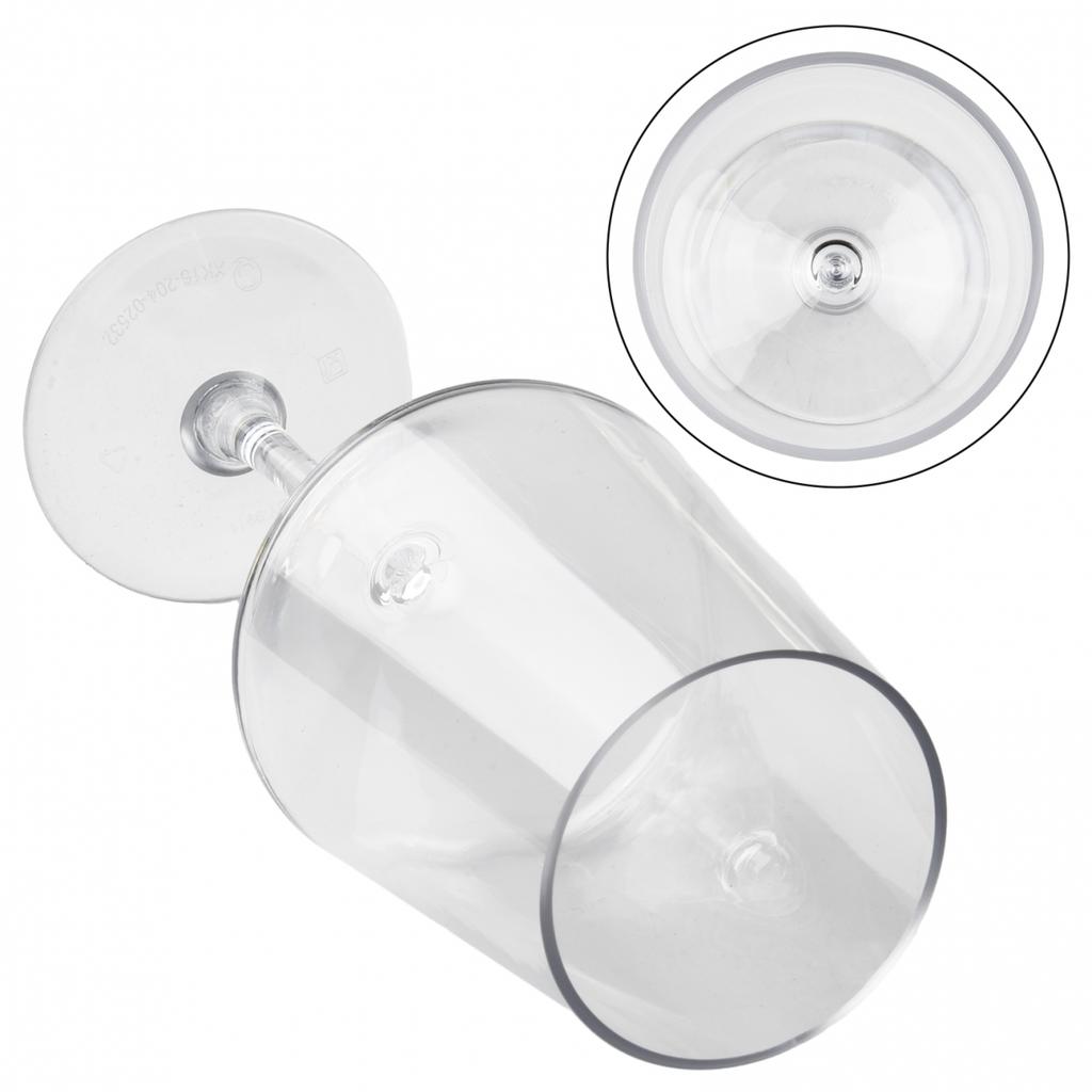 Unbreakable Plastic Wine Glass Cups for Worry Drinking Experience