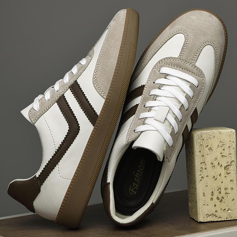 Fashion Outdoor Male Tenis Masculino Men Genuine Leather Casual Shoes New Trend Skateboard Footwear Leisure Walk Sneakers Walking Shoes