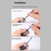 1/4inch Drive To 1/4inch Hex Adapter Socket Adapter Drive Hex Ratcheting Humanized Quick Releasing Wrench Accessories