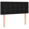 Box Spring Bed with Mattress Black 120 x 200 cm Fabric