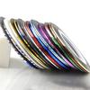 Fly Tying Material Narrow Tinsel Tape UV Shinning Fishing Lure Stickers for 14Pcs Fish Tackles