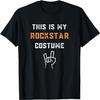 Das ist mein Rockstar-Kostüm - Einfaches Faules Halloween-Kostüm T-Shirt
