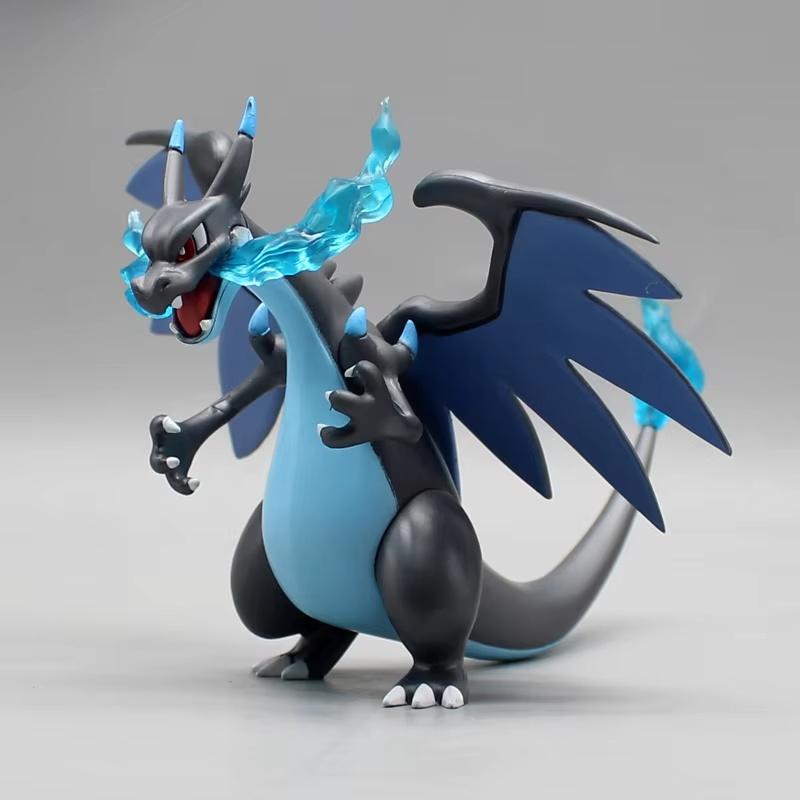 10cm Charizard Figures Pokemon Anime Figure Super Charizard X Black Figurine Pvc Statue Model Doll Collection Room Decor Toys