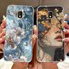 For Samsung Galaxy J2 Core 2018 Case Flower Dragon Soft Silicone TPU Back Cover For Samsung J2 Core J2 Pro 2018 Phone Cases Bags