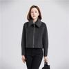 Women's 100% Wool Double-Faced Short Coat