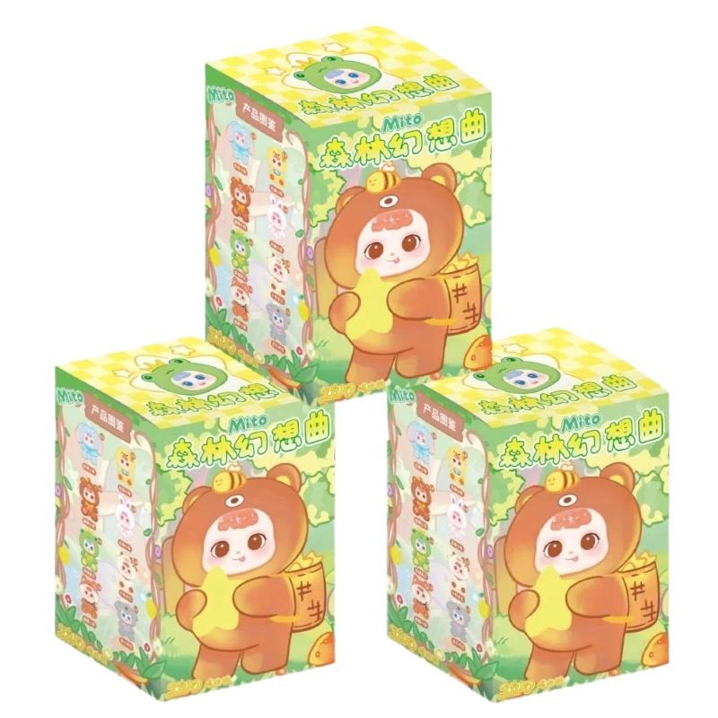 In Stock Genuine Mito Forest Fantasia Series Blind Box Anime Figures Trendy Toy Display Children'S Gift Kawaii Soft Plushie Toys
