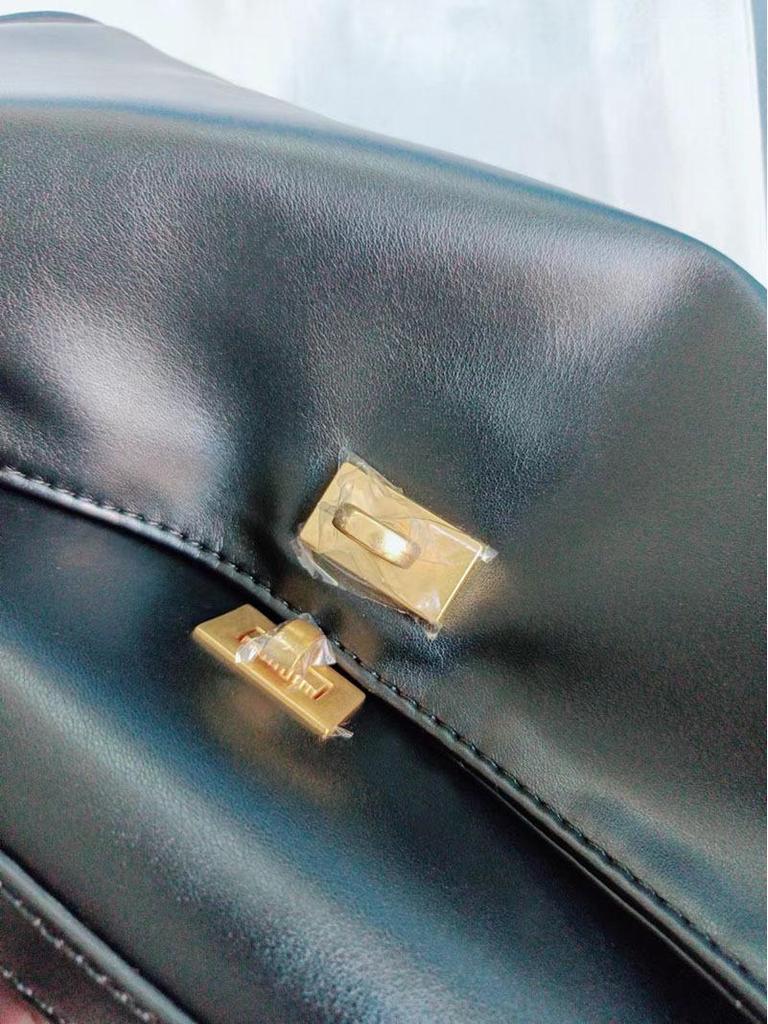 2025 Echte Leder Große Rodeo Tote: Verriegelbare Kelly Bag für Freizeit oder Pendeln, Schulter- und Crossbody-Handtasche für Damen