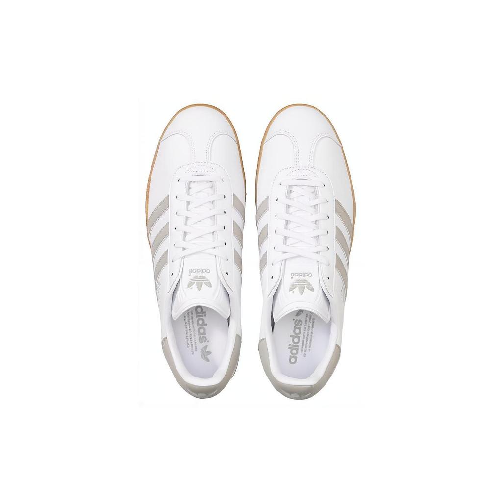 adidas Gazelle Bianche Grigie Gomma Sneakers Unisex Calzature-Bianco Gomma-4 IG3508