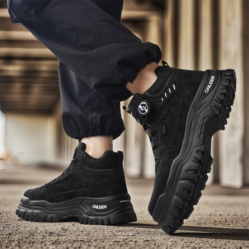 New Fashion New Men's Fashion Casual High Top Sports Shoes Students  Comfortable Sneakers Boys Male Classic Breathable Martin