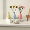 Candy Color Ceramic Vase Small Nordic Flower Bottle Mini Flower Plant Bottle Pots Ceramics Vases Hydroponic Plant Supplies