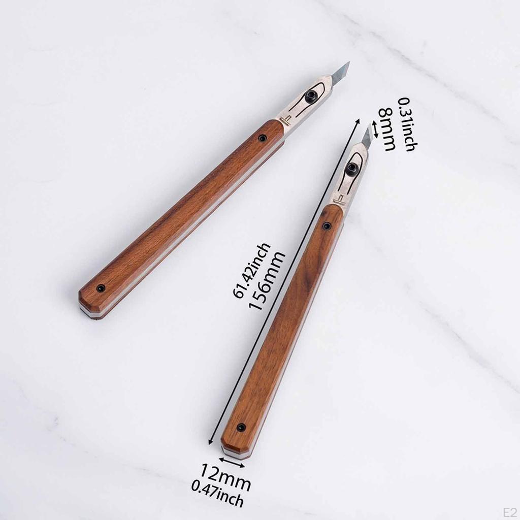 Detail Craft for Crafting Elegant Precision Wooden Handle Skiving Tool Sturdy Cutting