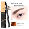 Water Lotus 3D Double-Ended Eyebrow Pencil: Waterproof, Sweatproof, Ultra-Fine, Natural, Smudge-Proof Makeup.