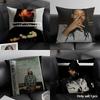 P-Partynextdoor Singer Cushion Cover Natural Linen Organic Fabric Double-Sided Printing Sofa Home Decor Gift Pillow Case