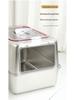 All-Steel Enclosed Stainless Cat Litter Box, Odor & Splash Proof, Extra Large