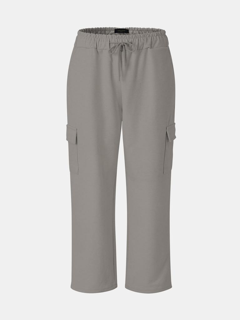 IKALOOK Unisex Plus Size Soft Warm Cargo Pants Cpt182