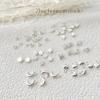 Mini Star & Heart Beads with Moon Pendant & Butterfly Alloy for DIY Crafting