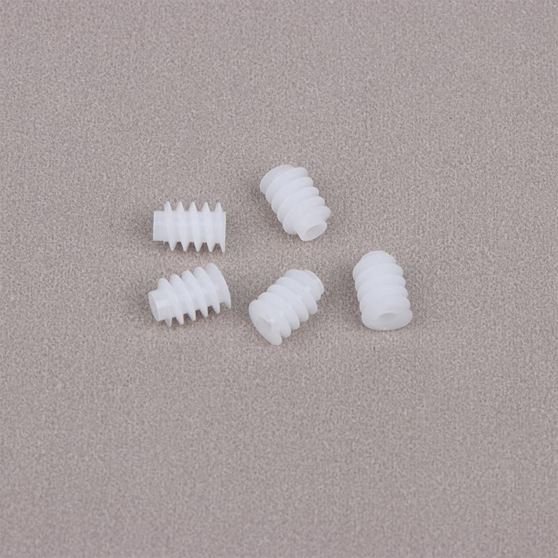5Pcs M0.4 Plastic Worm For 2.0Mm Motor Shaft Electric Motor Replacement Parts For Remote Control Toy