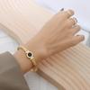 Rose Gold Roman Numeral Titanium Steel Bracelet for Women – Elegant, Versatile & Vintage European-American Style