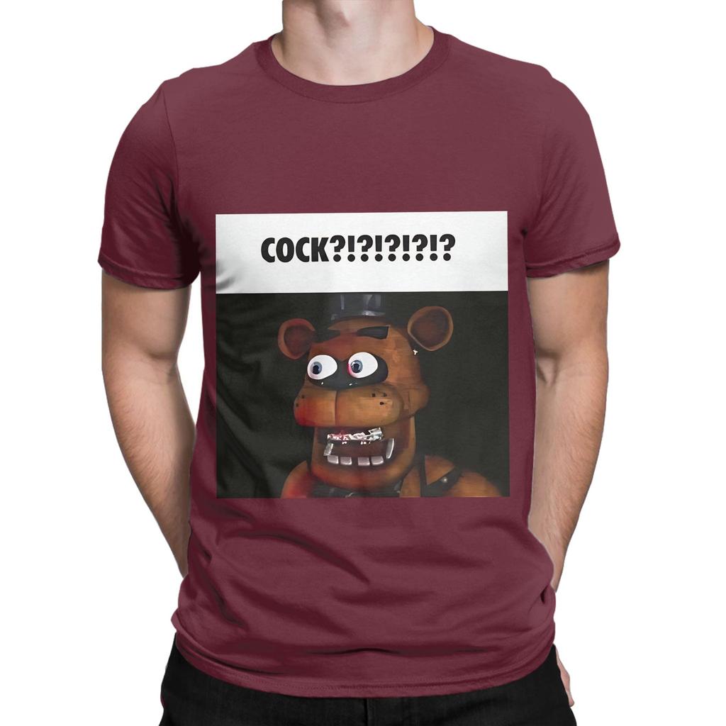 Freddy Fazbear Five Nights At Freddys Lustiges Grafik 100% Baumwolle T-Shirt FNAF T-Shirts Oberteile Für Unisex