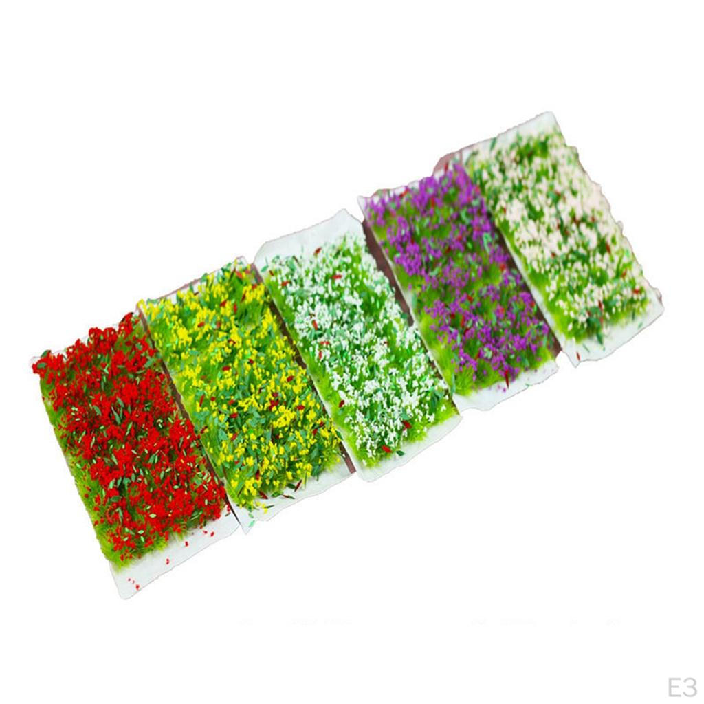 Miniature Flowers Mini Model Railroad Architecture Layout Decoration