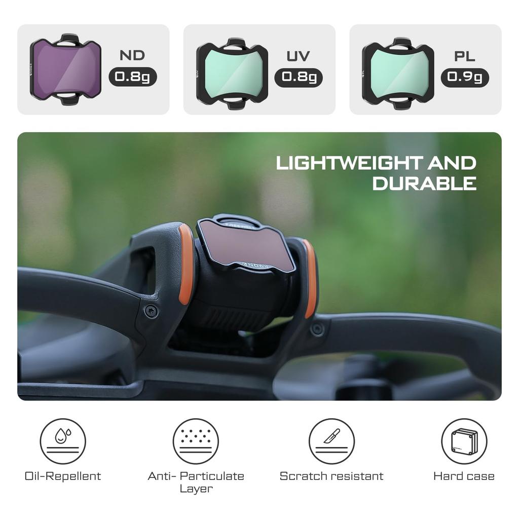 Freewell ND4 Neutral Density Filter for DJI Avata 2