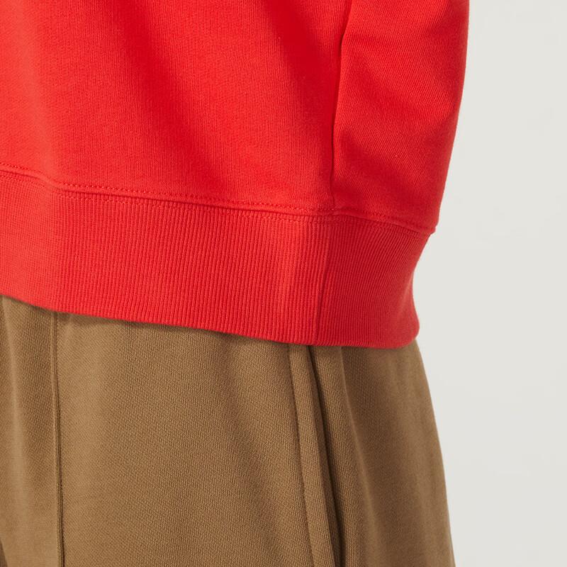 Puma Round Neck Printed Loose Pullover Long Sleeve Sweatshirt Women Sweatshirt Red 625251-11