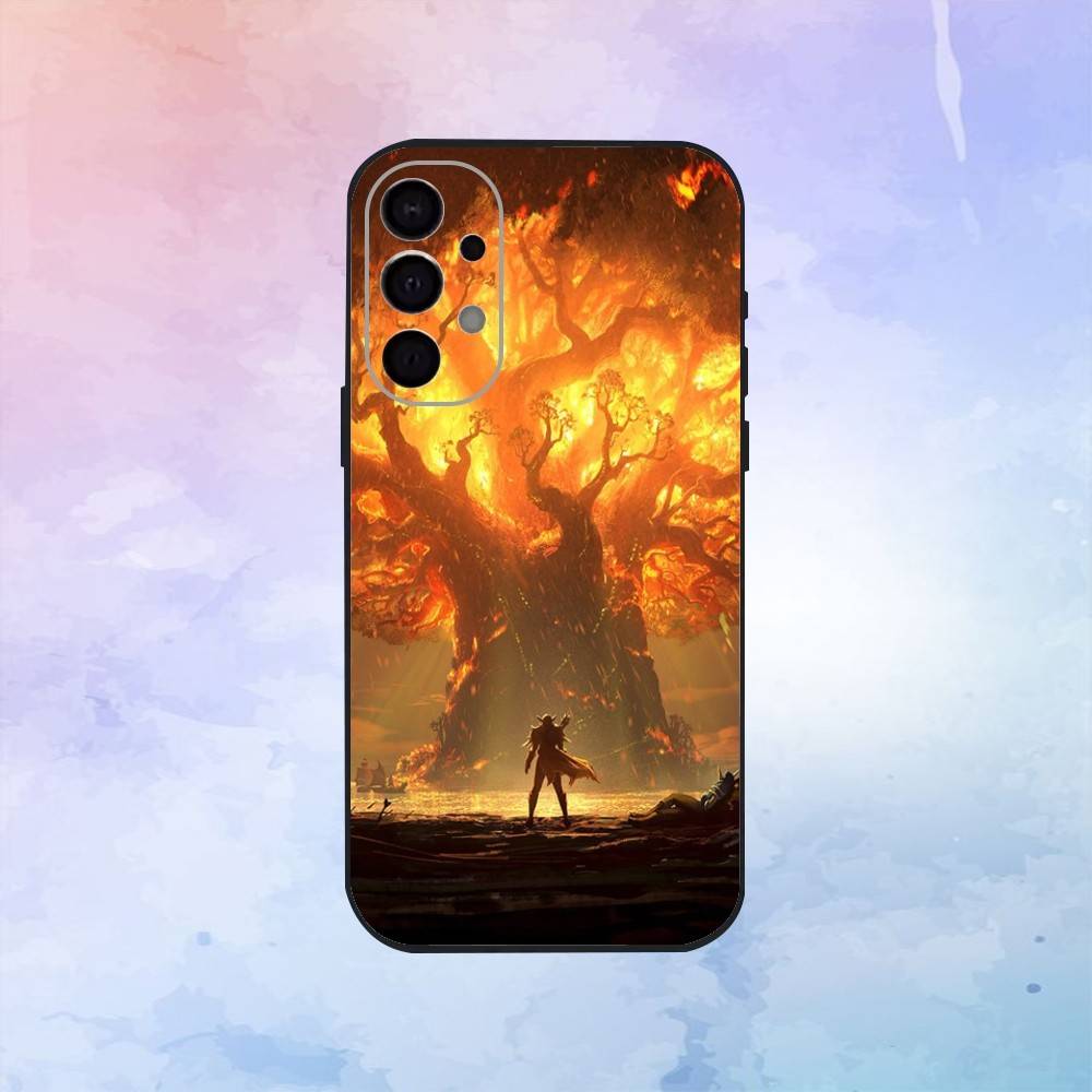 W-world Of W-Warcraft Game Phone Case For Samsung S25,S24,S21,S22,S23,S30,Ultra,S20,Plus,Fe,Lite,Note,10,9,5G Black Cover