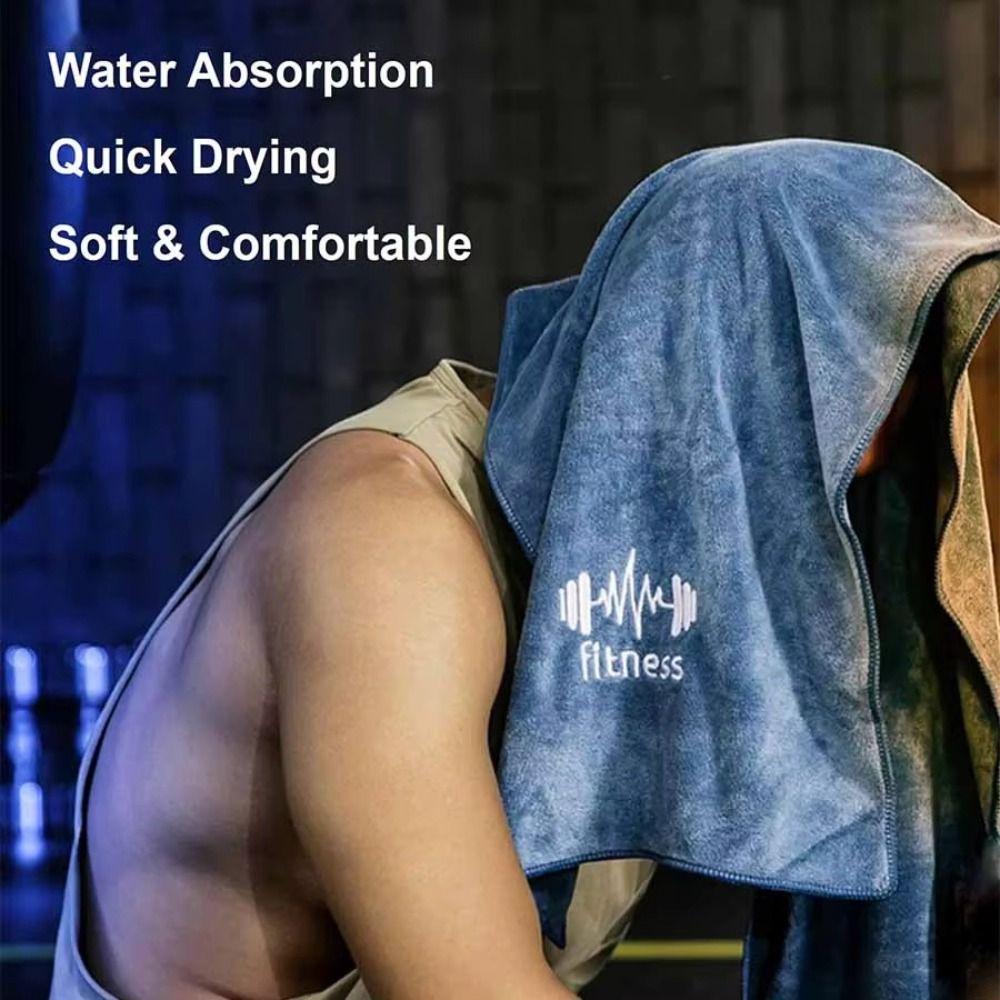 Schnelltrocknende Fitnesshandtücher Leichtes Saugfähiges Handtuch Tragbares Sporthandtuch Männer und Frauen