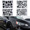 Funny Car Stickers 3D Bullet Hole Car Side Car-covers Motorcycle Scratch Realistic Bullet Hole Waterproof Accessories Tools