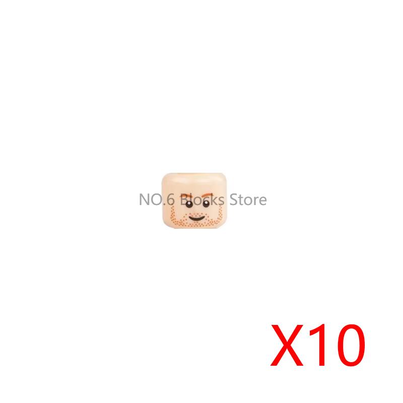 City Building Blocks Body Character Clothing Head Face DIY Parts Hair Expression Accessories Figure Headwear Helmet Bricks Toys