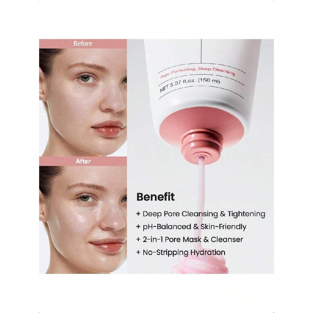 Biodance Collagen Mask To Foam Cleanser 150ml | 2-In-1 Pore Mask And Hydrating Foaming Facial Cleanser For Sensitive Skin, Oily Skin,