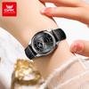 OPK Brand Women's Watch Fashion Double Calendar Quartz Waterproof Night Light 6002