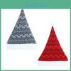 Red Knitted Heart Christmas Hat For Adults High Quality Festive Holiday Decor