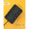 1PC European 2/3/5/8-bit European standard socket with USB and Type-C plug-in board