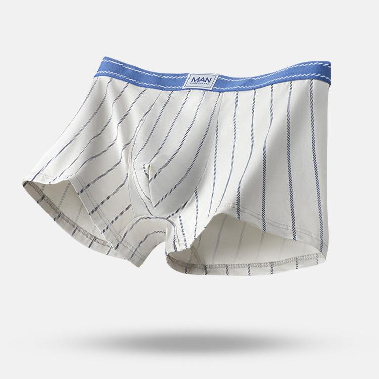 3 Stück Herren Unterwäsche Flache Ecke Hose Übergröße Atmungsaktiv Herren Unterwäsche Boxer Brief