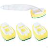 Heavy Duty Dish Sponge with 1 6 Refill Replacement Heads,Reusable and Convenience Cleaning