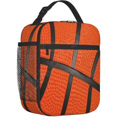 Portapranzo Sport Ball Pallacanestro Borsa Termica Portatile Isolata Mini Frigo Kit Borsa Termica per Pasti per Ragazze Ragazzi