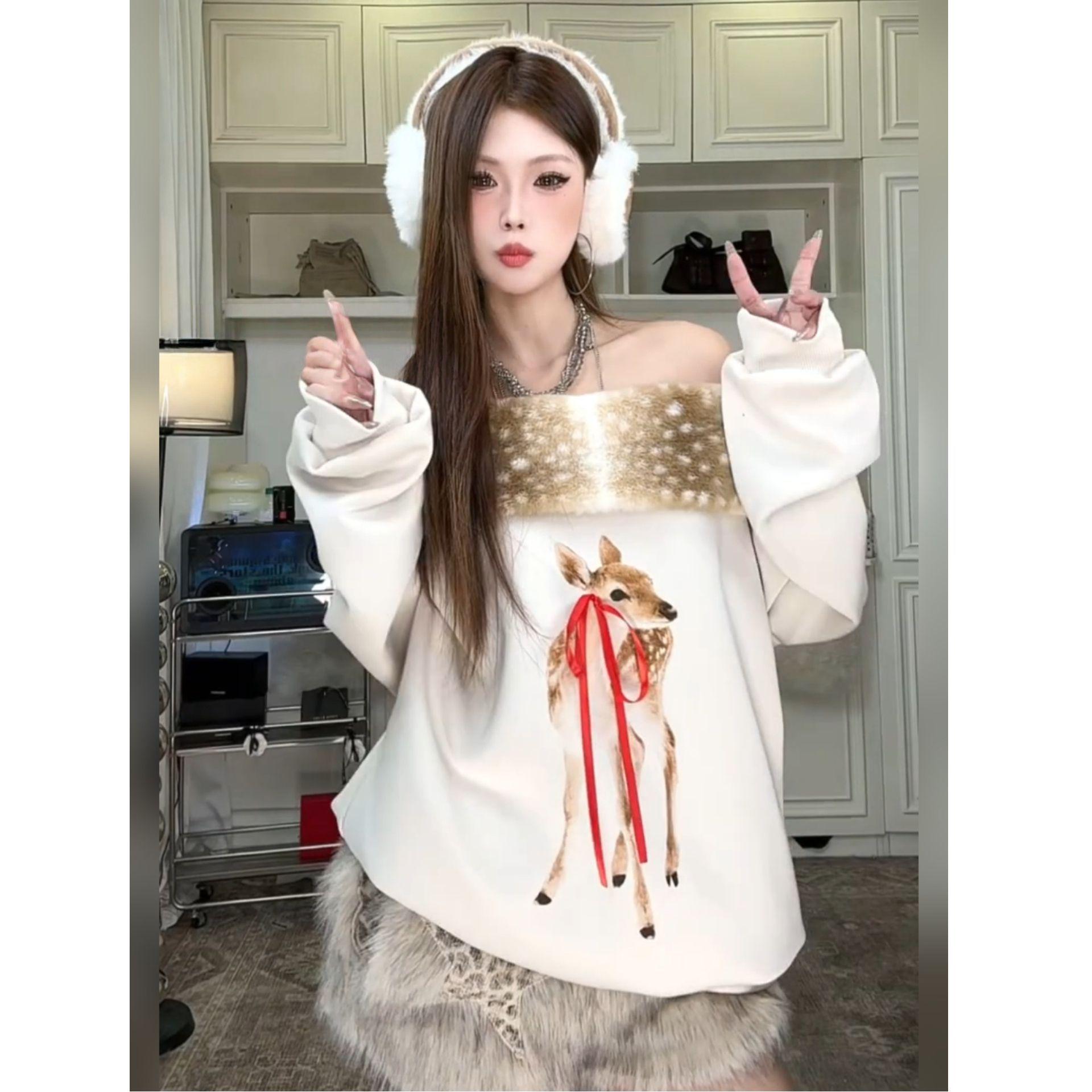 

2025 Trendy European & American Long-Sleeve Round-Neck T-Shirt: Versatile, Breathable, High-Quality Casual Fashion L [Recommended: 45-50 kg]