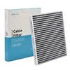 Air Conditioner Filter Double Layer Activated Carbon Filter Cloth Exhaust Gas Anti-Bacterial Mildew Resistant