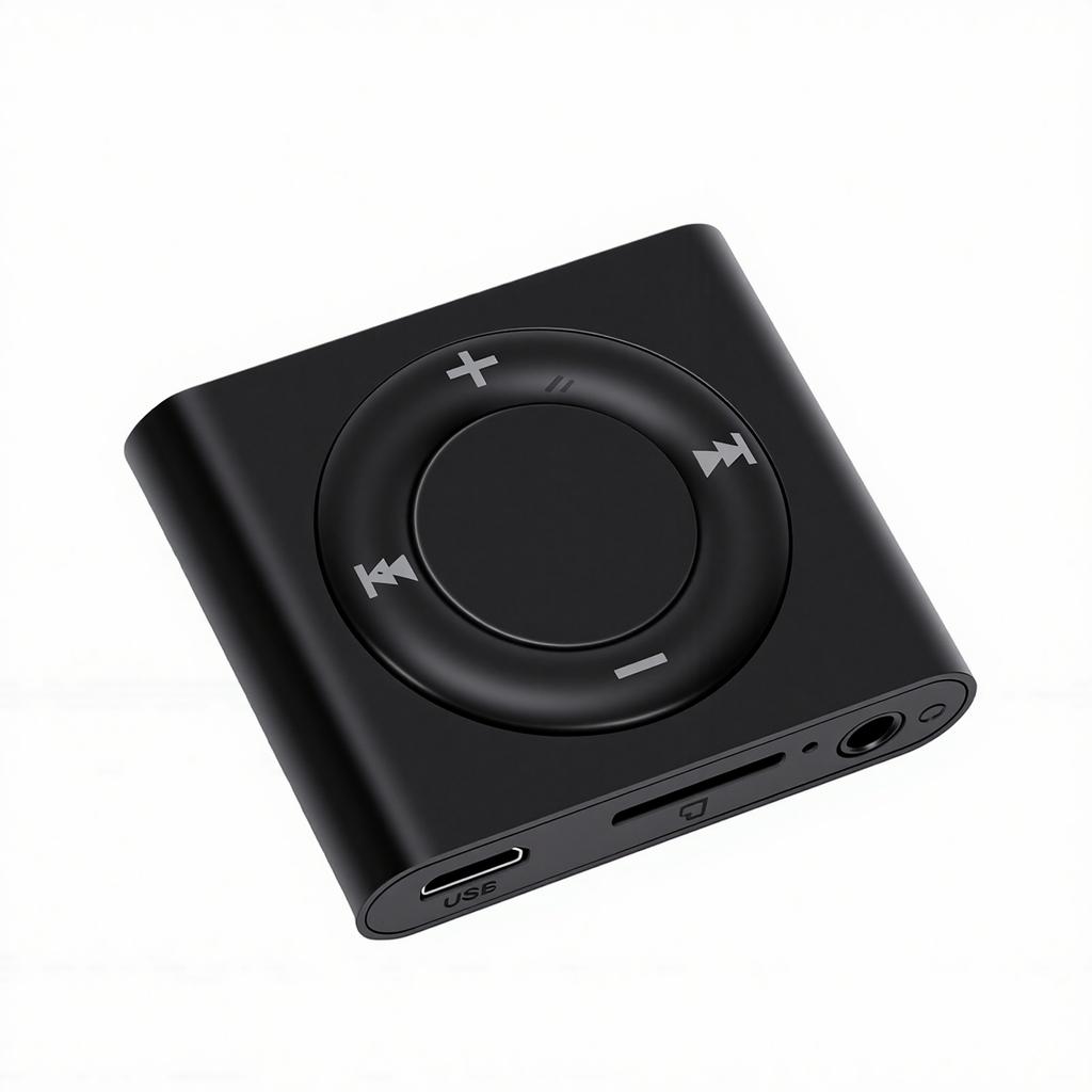 Portable MP3 Player HiFi Sound Built In Speaker Metal Body Rechargeable Music Player for Students Support Earphones